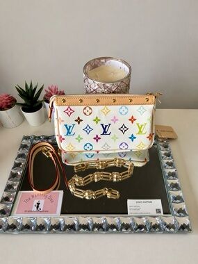 🌸Louis Vuitton x Murakami Multicolor Pochette Accessoires🌸